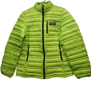 Patagonia Women's Down Sweater Jacket XXL/2X Gecko Green 31080 Puffer Packable